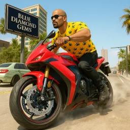 Значок City Traffic Moto Rider